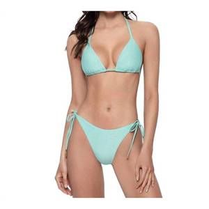 PQ Swim Aqua Tie-Side Triangle Bikini